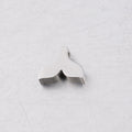 Stainless Steel Mermaid Tail Metal Beads 12mm Polished Mirror Surface 10pcs 6