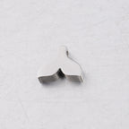 Stainless Steel Mermaid Tail Metal Beads 12mm Polished Mirror Surface 10pcs 6