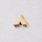 Stainless Steel Mermaid Tail Metal Beads 12mm Polished Mirror Surface 10pcs 7