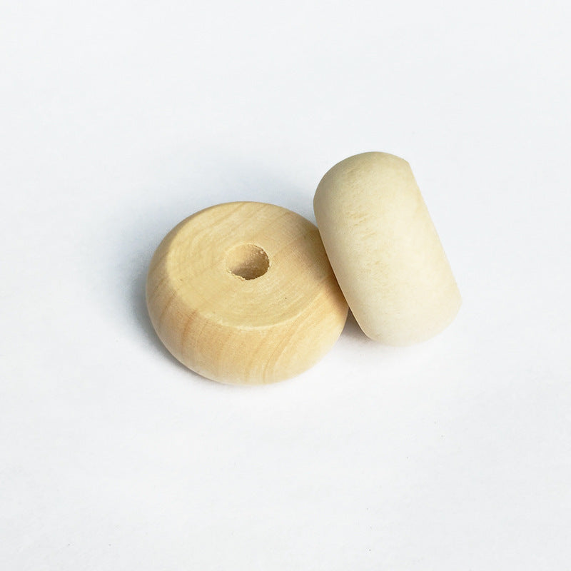 Wood Round Spacer Beads 14-30mm Smooth Pale Finish 100pcs 5