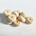 Wood Round Spacer Beads 14-30mm Smooth Pale Finish 100pcs 4
