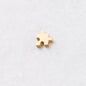 Stainless Steel Jigsaw Puzzle Metal Beads 10mm Flat Cut 10pcs 7