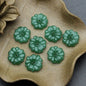 Petal Acrylic Beads 15mm Translucent Czech Glass Style 5pcs 5