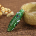 Vintage Filigreeing Barrel Lampwork Glass Beads 13x42mm 10pcs 6
