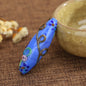 Vintage Filigreeing Barrel Lampwork Glass Beads 13x42mm 10pcs 13