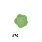 Double-Sided Flower Silicone Beads Multi Color Solid 50pcs 28