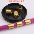 Smooth Metallic Tube Acrylic Beads 12mm Colorful Plastic Dreadlock 100pcs 5