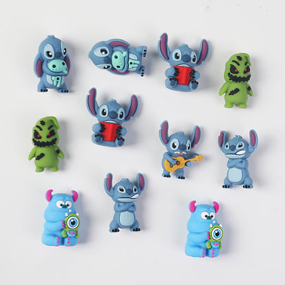 Silicone 3D Focal Beads Disney Burger James-P-Sullivan Holding Toy 20Pcs 2