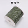 PU Leather Waxed Thread 1.2mm Diameter Colorful 30m Spool 6