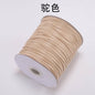 PU Leather Waxed Thread 1.2mm Diameter Colorful 30m Spool 19