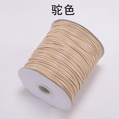 PU Leather Waxed Thread 1.2mm Diameter Colorful 30m Spool 19