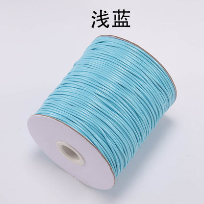 PU Leather Waxed Thread 1.2mm Diameter Colorful 30m Spool 7