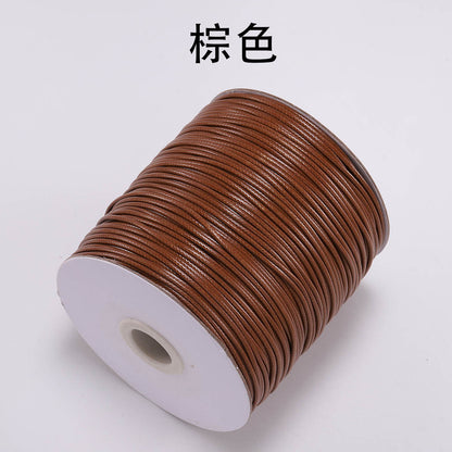 PU Leather Waxed Thread 1.2mm Diameter Colorful 30m Spool 16