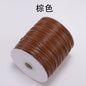 PU Leather Waxed Thread 1.2mm Diameter Colorful 30m Spool 16