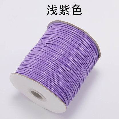 PU Leather Waxed Thread 1.2mm Diameter Colorful 30m Spool 8