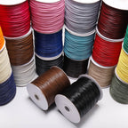 PU Leather Waxed Thread 1.2mm Diameter Colorful 30m Spool 3