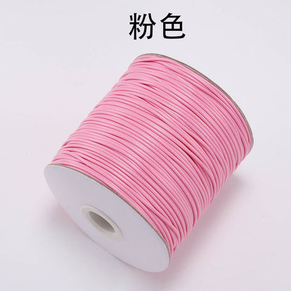 PU Leather Waxed Thread 1.2mm Diameter Colorful 30m Spool 12