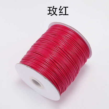 PU Leather Waxed Thread 1.2mm Diameter Colorful 30m Spool 25