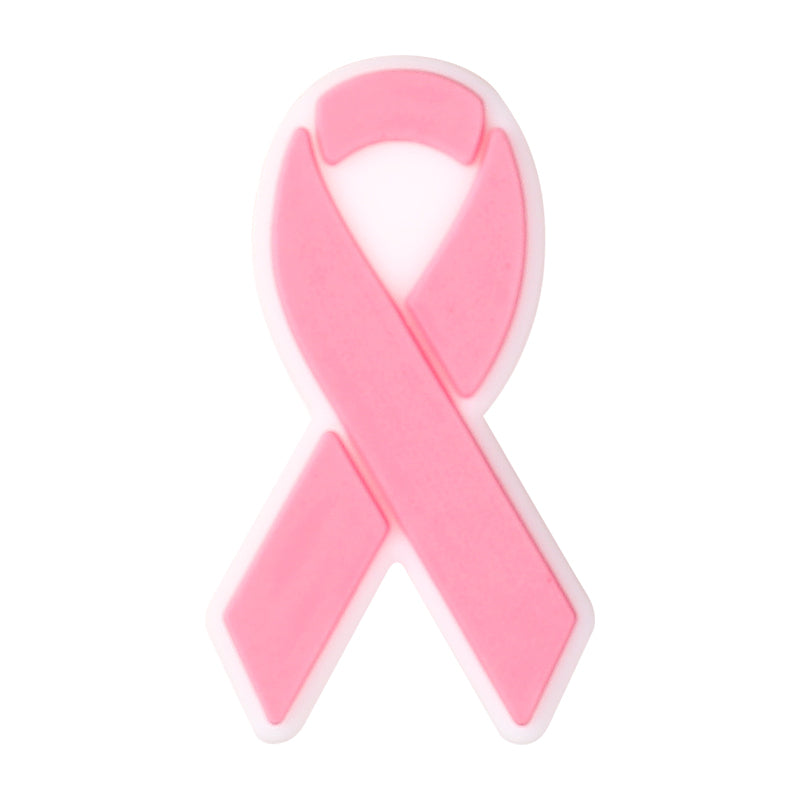 Silicone Focal Beads Awareness Ribbon Colorful Multi Color Ribbon 20pcs 11