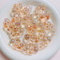 UV Finish Cloud Acrylic Beads 22x32mm Transparent Pastel 10pcs 6