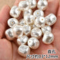 Imitation Pearl Thread Shaped Acrylic Beads 14mm 10pcs 6