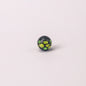 Electroplated Round Lampwork Glass Beads 12mm Japanese Style 7