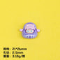 Plating POP BEAN Lucky Star Series Resin Beads Whimsical Characters 10pcs 17