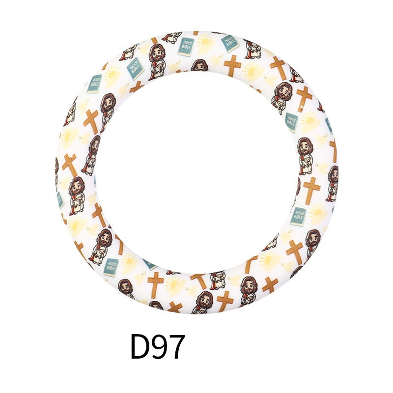 65mm Printing circular silicone rings 96