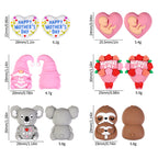 Silicone 3D Focal Beads Mother's Day Koala Bouquet Happy Mother's Day 20pcs 9