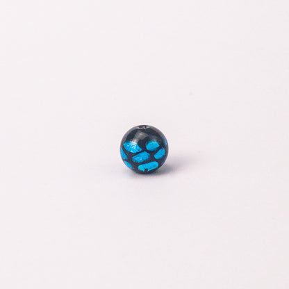 Electroplated Round Lampwork Glass Beads 12mm Japanese Style 11