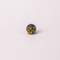 Electroplated Round Lampwork Glass Beads 12mm Japanese Style 5