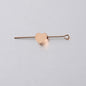 Stainless Steel Heart Metal Beads 8mm Smooth Flat Color Retaining 5pcs 10