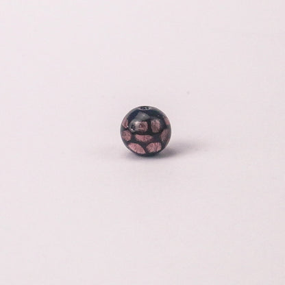 Electroplated Round Lampwork Glass Beads 12mm Japanese Style 6