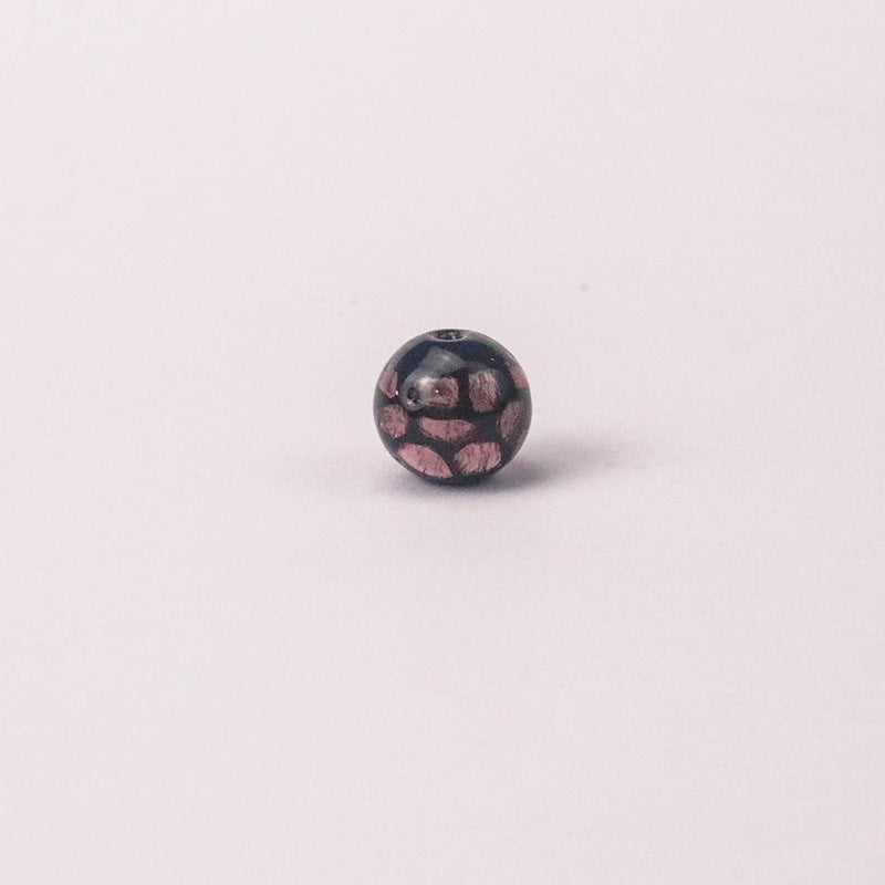 Electroplated Round Lampwork Glass Beads 12mm Japanese Style 6