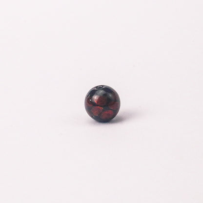 Electroplated Round Lampwork Glass Beads 12mm Japanese Style 10