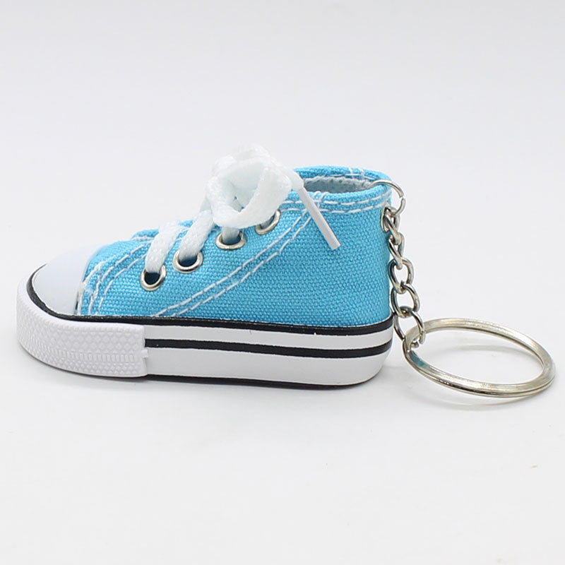 Canvas Shoe Keychain Mini Sneaker Cotton Cloth Multiple Colors 7