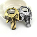Skull Bottle Opener Keychain Metal Zinc Alloy Glowing Eyes 4