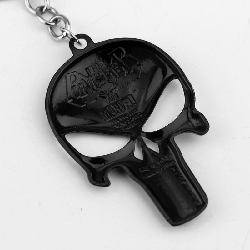 Skull Bottle Opener Keychain Metal Zinc Alloy Glowing Eyes 3