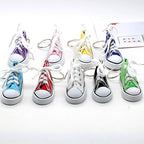 Canvas Shoe Keychain Mini Sneaker Cotton Cloth Multiple Colors 3
