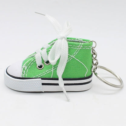 Canvas Shoe Keychain Mini Sneaker Cotton Cloth Multiple Colors 14