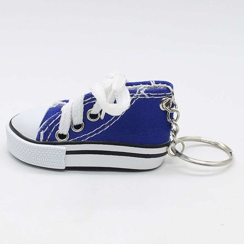 Canvas Shoe Keychain Mini Sneaker Cotton Cloth Multiple Colors 13