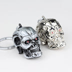 Skull Bottle Opener Keychain Metal Zinc Alloy Glowing Eyes 5