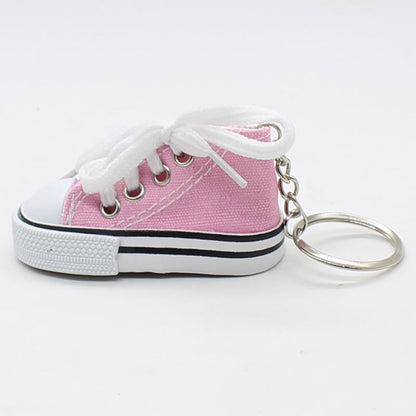 Canvas Shoe Keychain Mini Sneaker Cotton Cloth Multiple Colors 9