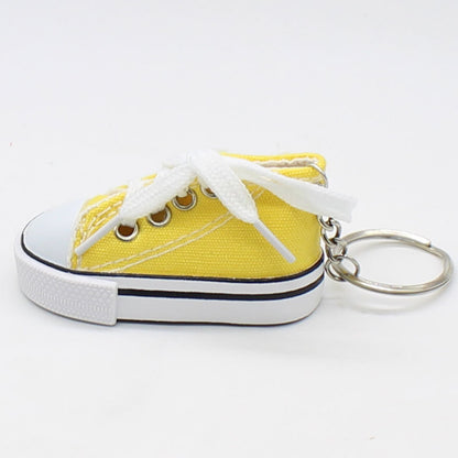 Canvas Shoe Keychain Mini Sneaker Cotton Cloth Multiple Colors 11