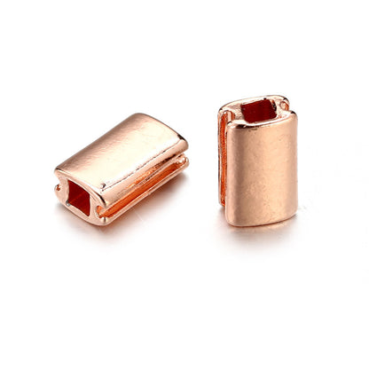 Tube Metal Beads 10*6mm Smooth Zinc Alloy 1pc 4
