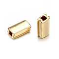 Tube Metal Beads 10*6mm Smooth Zinc Alloy 1pc 2