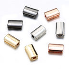 Tube Metal Beads 10*6mm Smooth Zinc Alloy 1pc