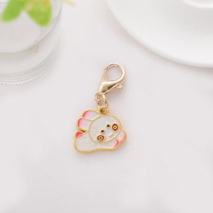 Enamel Astronaut Keychain Metal Zinc Alloy Space Theme Charm 30