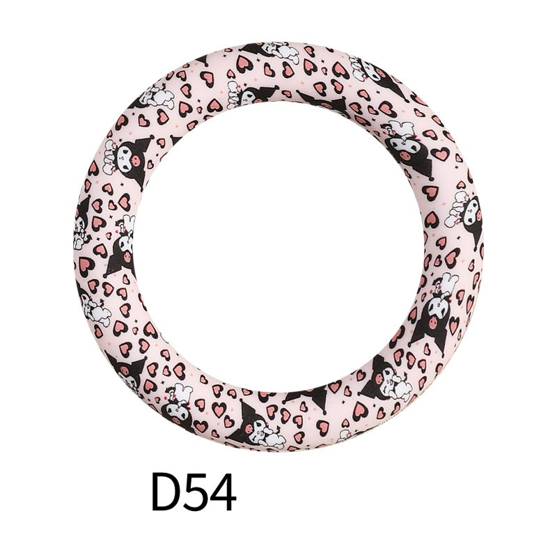 65mm Printing circular silicone rings 56