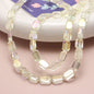Electroplated Hexagon Glass Beads 10mm Transparent Iridescent 10pcs 12